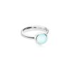 BOUTON ring small aqua ChalcedonyBOUTON Ring small Aqua Chalcedon