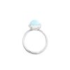 BOUTON ring small aqua ChalcedonyBOUTON Ring small Aqua Chalcedon
