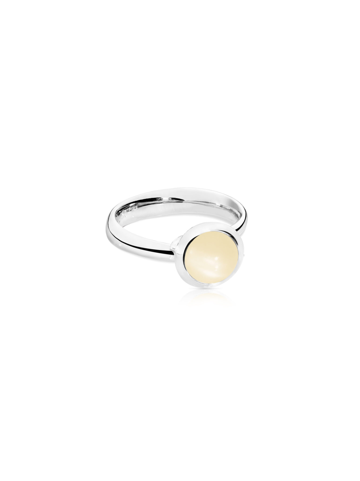 BOUTON ring small sand MoonstoneBOUTON Ring small sand Mondstein